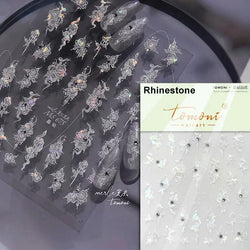 Metal Snake Flower Pattern Stars Eye Pot Moon Butterfly Story Retro Meteor Candle Hourglass Nail Art Sticker Manicure Tool Decal (ONLINE ORDER ONLY)