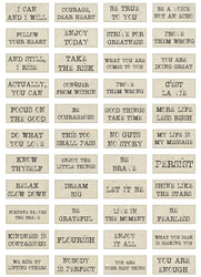 Vintage Scrapbooking Stickers: Journal, Planner, DIY Craft, Photo Album Labels (Online Order Only)