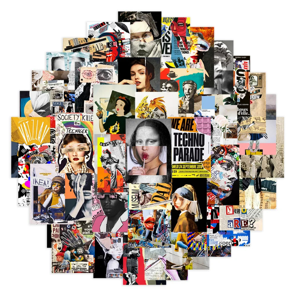 Anime Wall Art Collage Kit - Minimalist Aesthetic Posters for Teen Girls (10/50 Pcs) (ONLINE ORDER ONLY)