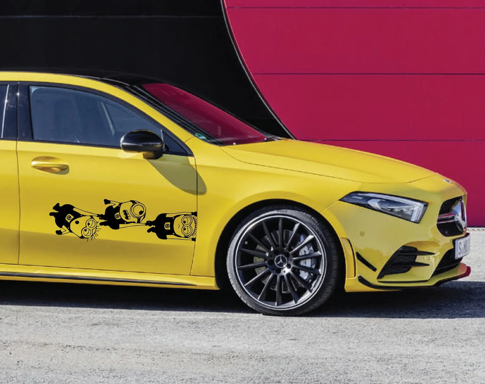 Anime Car Stickers External Accessories For Door Donnet Fashion Stickers Creative Sport PVC Vinyl Decals (ONLINE ORDER ONLY)