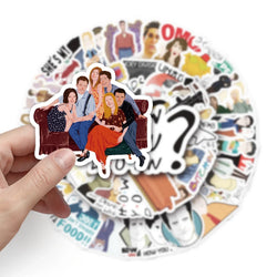 50Pcs Cartoon Waterproof Vinyl Stickers for Skateboard Snowboard (Online Order Only)