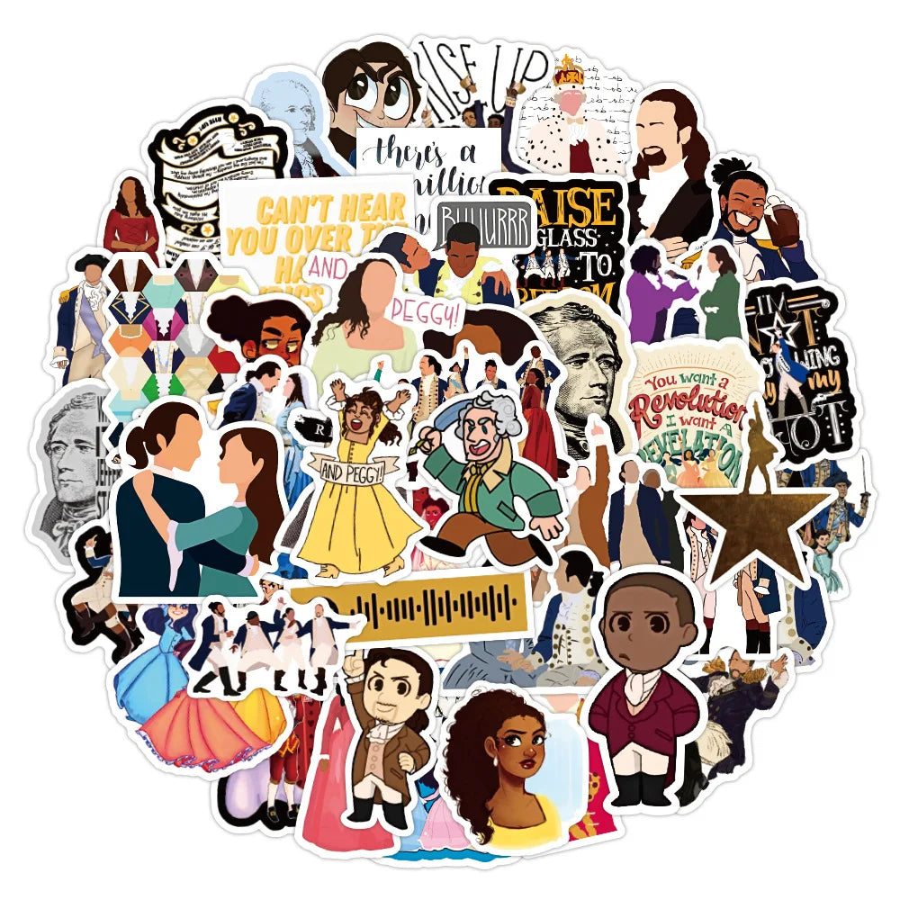 Hamilton Musical Sticker Packs (ONLINE ORDER ONLY)