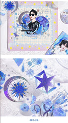 3Pcs Jellyfish Rose Butterfly Laser Sticker DIY Scrapbooking Happy Planning Photo Album Deco Stickers Art Kawaii Stationery (ONLINE ORDER ONLY)