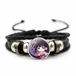 Demon Slayer Bracelet: Tanjiro & Nezuko Leather Charm (ONLINE ORDER ONLY)