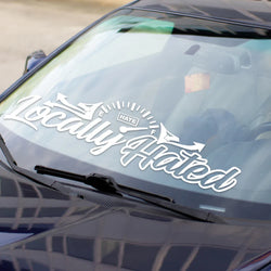 JDM Car Sticker Locally Hated for Windshield Banner Decoration Competition Style External Accessories Waterproof Vinyl Decals (ONLINE ORDER ONLY)