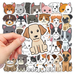33Pcs Cat Dog Pet Stickers Laptop Bicycle Guitar Skateboard Sticker Kid DIY Graffiti Waterproof Stickers Toy (ONLINE ORDER ONLY)