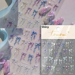 Round Jeans Square Sexy Blue Series Cowboy Lucky Beautiful Letter Self Adhesive Nail Art Sticker Pearl Rhinestone Manicure Decal (ONLINE ORDER ONLY)