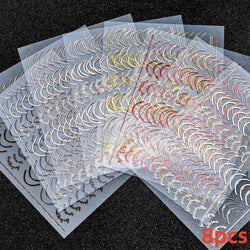 5/8Pcs 3D Hawaiian Flowers Nail Art Stickers Summer Decors with Tropical Leaves Slider Vibrant Pink & White Flowers for Parties* (ONLINE ORDER ONLY)