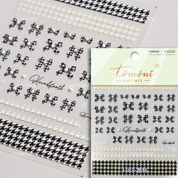 Geometric Grid Square Butterfly Snow Star Metal Self Adhesive Nail Art Sticker Snowflake Rhinestone Manicure Decal Nail Supplies (ONLINE ORDER ONLY)