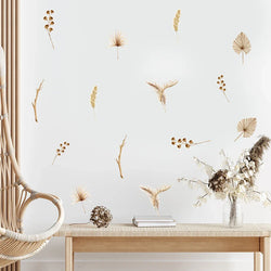Boho Botanical Watercolor Wall Stickers Nursery Decor (ONLINE ORDER ONLY)
