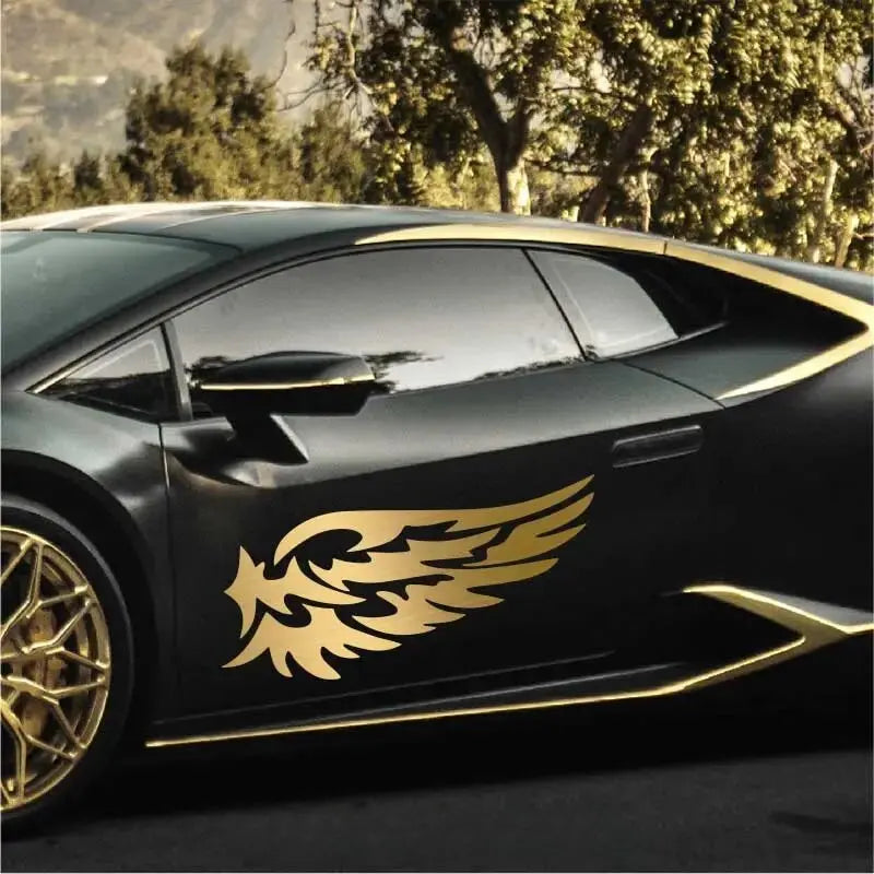 Feather wings Car Stickers Fashion Waterproof Vinyl Decal Car Styling Decoration Accessories Auto Sticker (ONLINE ORDER ONLY)
