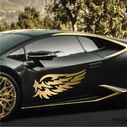 Feather wings Car Stickers Fashion Waterproof Vinyl Decal Car Styling Decoration Accessories Auto Sticker (ONLINE ORDER ONLY)