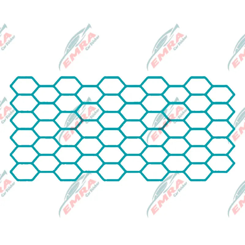 Honeycomb JDM Car Sticker External Accessories Sports Competition Style Decorative Die Cutting PVC Vinyl Decals Fits For Any Car (ONLINE ORDER ONLY)