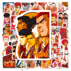 10/30/50PCS THE FIRST SLAM DUNK Stickers Basketball Cartoon Sticker Inspirational Animation Fridge Luggage Laptop Guitar Phone (ONLINE ORDER ONLY)