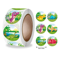 100-500PCS New Kids Stickers Korean Stationery Rolling Cartoon Animal Stickers Roll Small Packaging Stickers Photocard Decor (ONLINE ORDER ONLY)