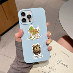 10/30/50PCS Frog and Toad Stickers Picture Book Animation Sticker Luggage Laptop Phone Guitar Car Bike Skateboard Cartoon Decals (ONLINE ORDER ONLY)