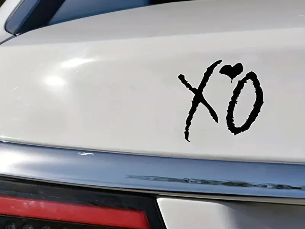 XO Stickers about XO Weekend Cuddle And Kiss Style, Personality Funny Car Stickers, Trunk Cover Car Stickers,For Cars, Trucks, (ONLINE ORDER ONLY)