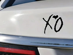 XO Stickers about XO Weekend Cuddle And Kiss Style, Personality Funny Car Stickers, Trunk Cover Car Stickers,For Cars, Trucks, (ONLINE ORDER ONLY)