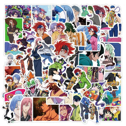 50pcs SK8 Anime Cartoon Stickers for Laptop, Phone, Car, Scooter, Water Bottle, Suitcase, Refrigerator (Online Order Only)