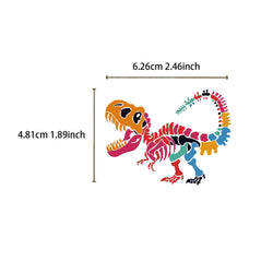 50pcs Colorful Cartoon Dinosaur Stickers For Laptop Phone Cup Scrapbook Car Luggage Waterproof Sticker for Kids Adults﻿ (Online Order Only)