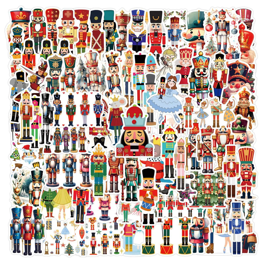Nutcracker Cartoon Sticker Pack - Fridge, Laptop, Luggage, Skateboard, Graffiti (ONLINE ORDER ONLY)