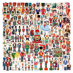 Nutcracker Cartoon Sticker Pack - Fridge, Laptop, Luggage, Skateboard, Graffiti (ONLINE ORDER ONLY)