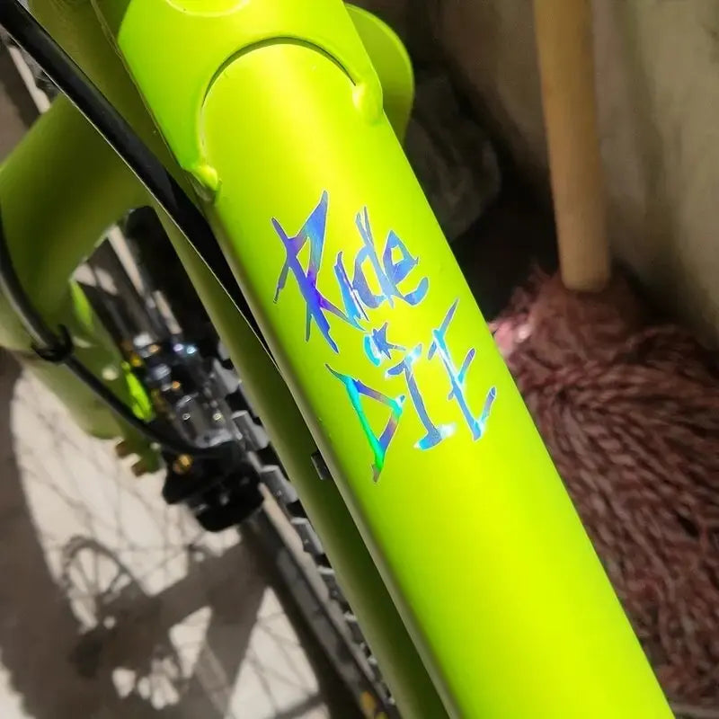 Ride Or Die Sticker For  Bicycle Waterproof Vinyl Decal (Online Order Only)