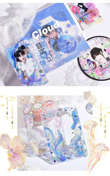 3Pcs Jellyfish Rose Butterfly Laser Sticker DIY Scrapbooking Happy Planning Photo Album Deco Stickers Art Kawaii Stationery (ONLINE ORDER ONLY)