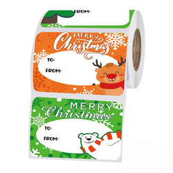 50-250Pcs Santa Claus Christmas Gift Decoration Sticker Packaging Stationery Sticker Happy Holidays Decoration Seal Label (ONLINE ORDER ONLY)