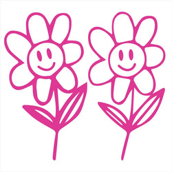 Flower Buds Car Sticker Plant Interior Decoration Rear View Mirror Fashion Stickers Creative Sport PVC Vinyl Decals (ONLINE ORDER ONLY)