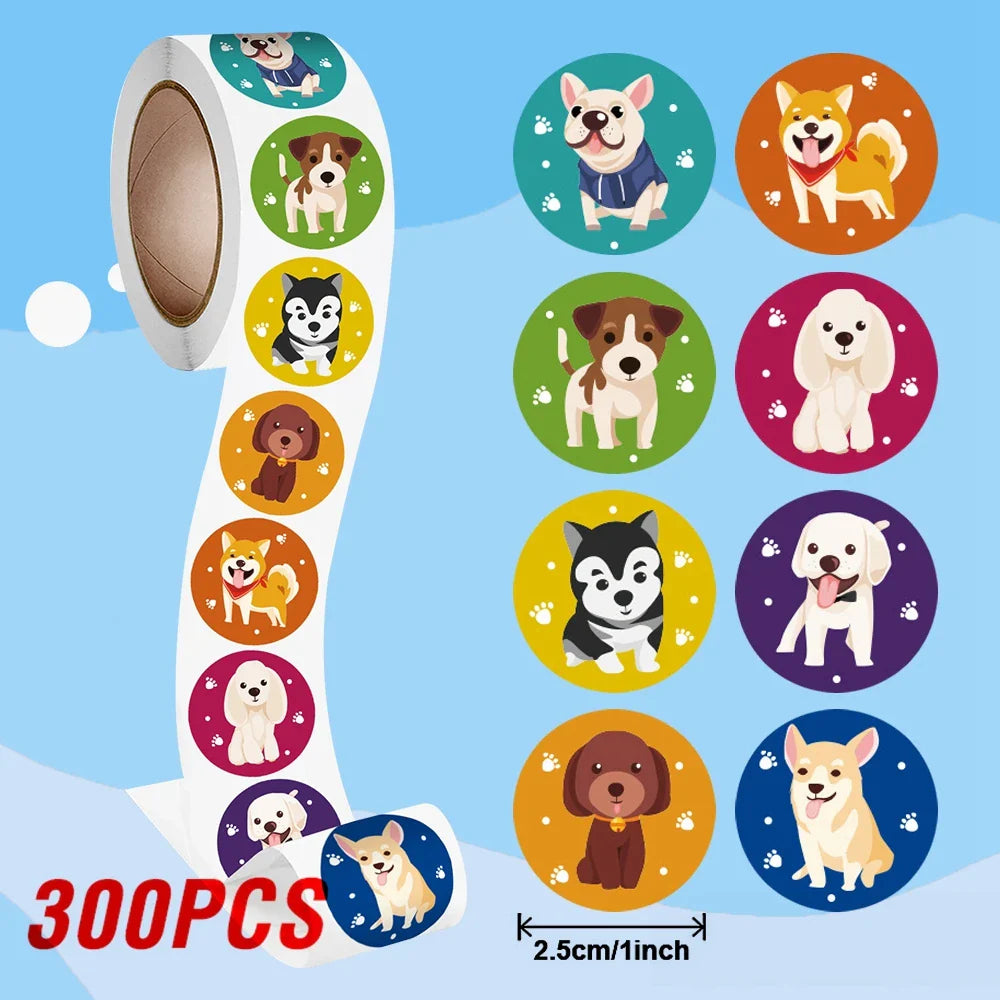 100-500pcs Cute Animals Stickers Labels Reward Stickers Motivational Stickers For Kids For School Reward Students Teachers (ONLINE ORDER ONLY)