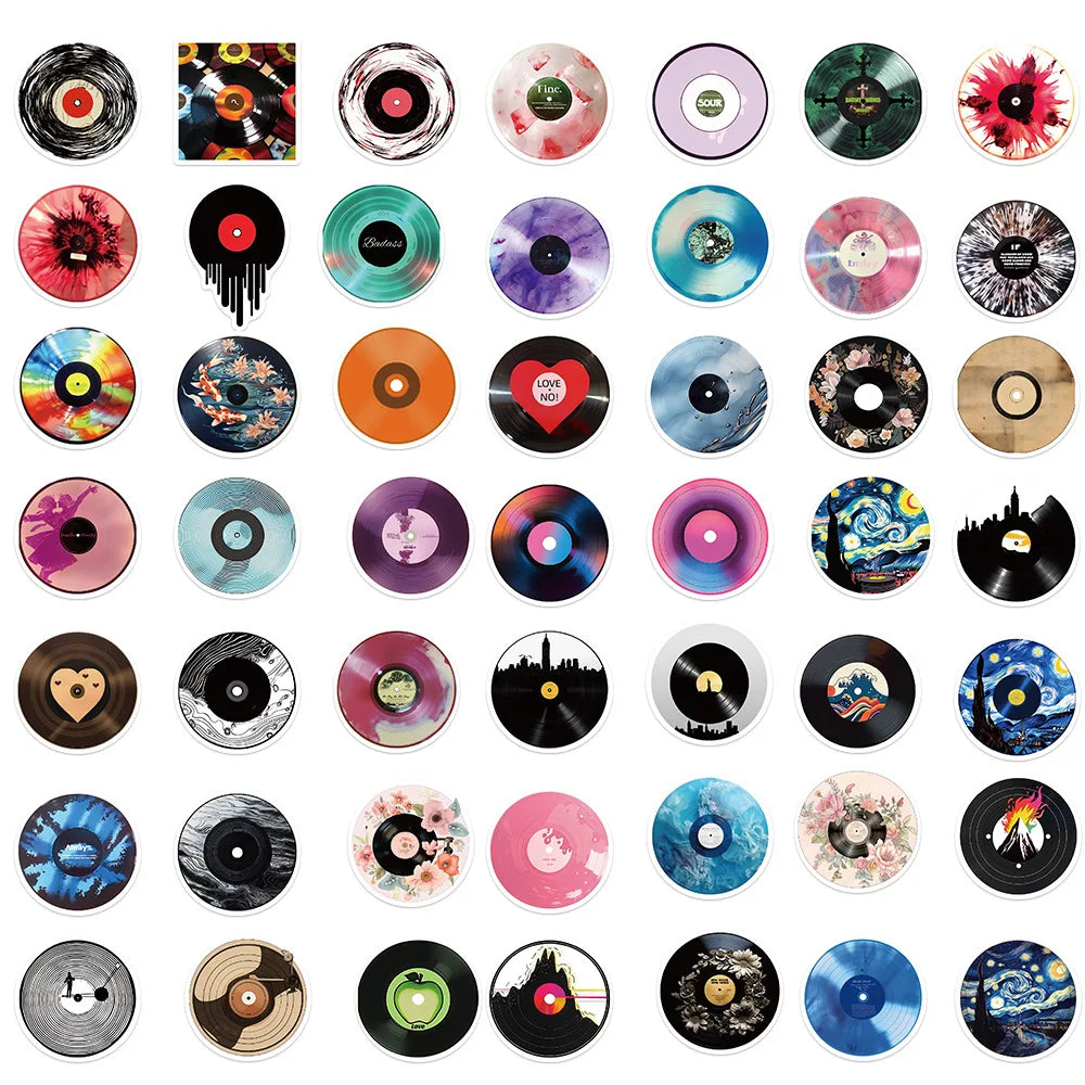 Classic Vinyl Record Sticker Packs (ONLINE ORDER ONLY)
