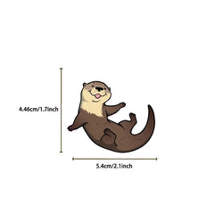 10/30/50PCS Kawaii Otter PVC Sticker Aesthetic Korean Decoration Scrapbooking Stationery DIY Hand Accounting Supplies for Kids (ONLINE ORDER ONLY)