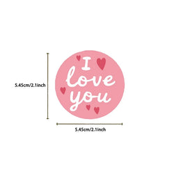 10/30/50PCS Cartoon I Love You Sticky PVC Sticker Aesthetic DIY Decoration Scrapbooking Hand Accounting Supplies for Kids (ONLINE ORDER ONLY)