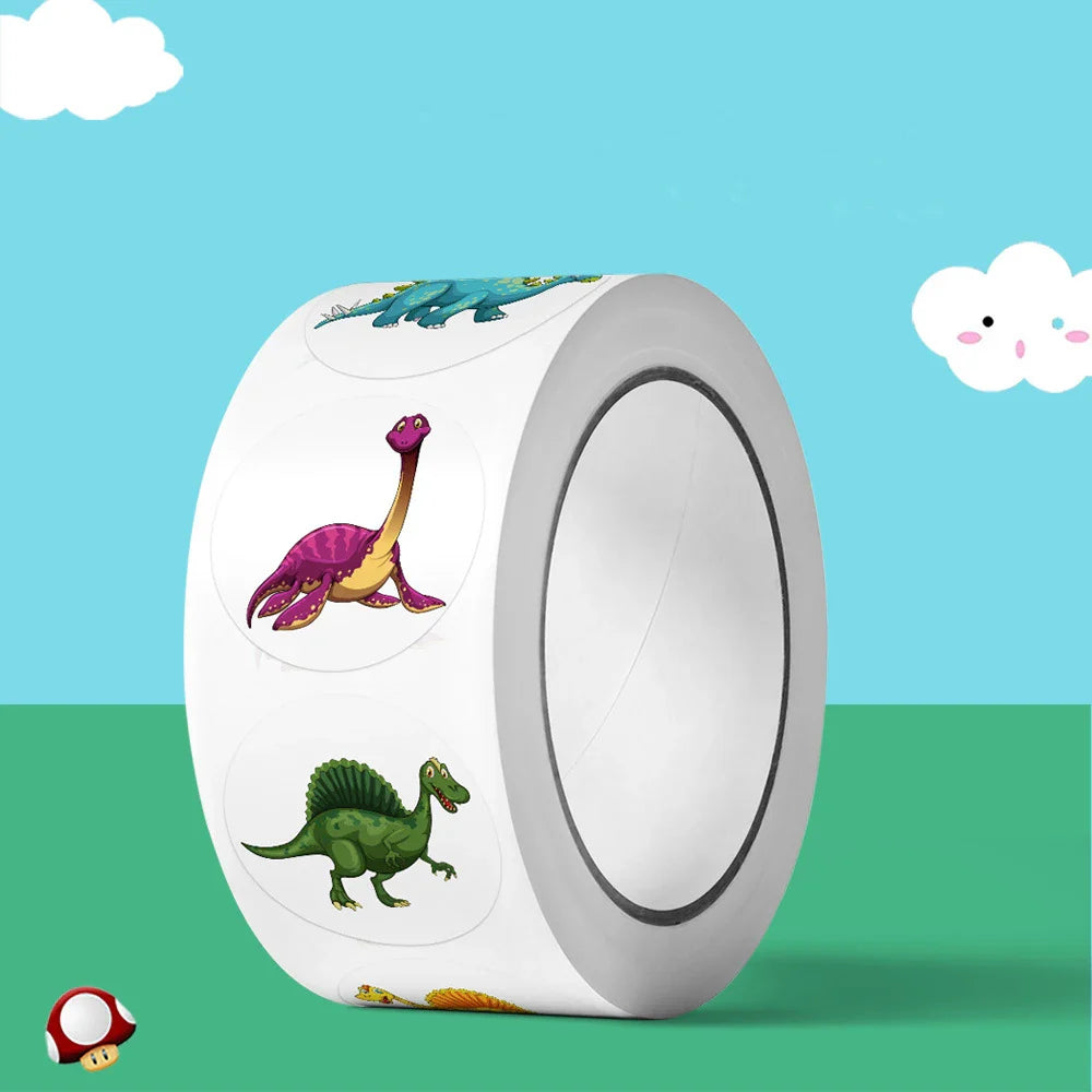100-300pcs Dinosaur Animals Cartoon Stickers for kids school teacher Classroom Use Kids Toy Sticker Reward Encouragement Sticker (ONLINE ORDER ONLY)