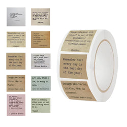 500pcs Motivational Bible Stickers Aesthetic Reward Decals for Laptop Luggage Scrapbook Notebook Phone Sealing Label Sticker (Online Order Only)