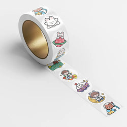 500pcs /rolls  Kids lnspirational Stickers Cute Animal Stickers Reward Stickers Kids Stickers Wholesale self-adhesive Labels (Online Order Only)