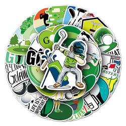 10/50Pcs Cartoon Golf Sport Graffiti Stickers Laptop Fridge DIY Guitar Luggage Phone Decals Sticker Kid Toy Gift (ONLINE ORDER ONLY)