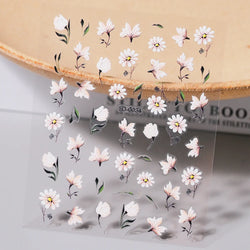1 Sheet 5D Embossed Nail Art Stickers Graffiti Heart Flower Design Nail Art Decals Self-Adhesive DIY Manicure Nail Art Supplies* (ONLINE ORDER ONLY)