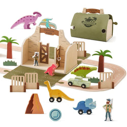 Montessori Wooden Dinosaur Set (ONLINE ORDER ONLY)