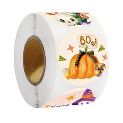 100-500pcs Halloween Stickers Pumpkin Handmade Labels Halloween Gift Decor Stickers Stationery stickers (ONLINE ORDER ONLY)