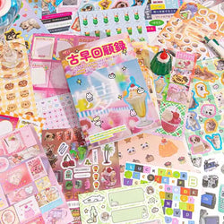 50Pcs Y2K Cute Cut Film Sticker Book for Phone Camera Luggage Journal  DIY Collage Sticker Kawaii Decoration Sticker Gift (ONLINE ORDER ONLY)