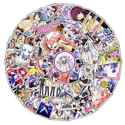 10/30/50PCS Angel Beats Cartoon Graffiti Anime Stickers Laptop Phone Guitar Skateboard Water Cup Waterproof Toy Sticker Decals (ONLINE ORDER ONLY)