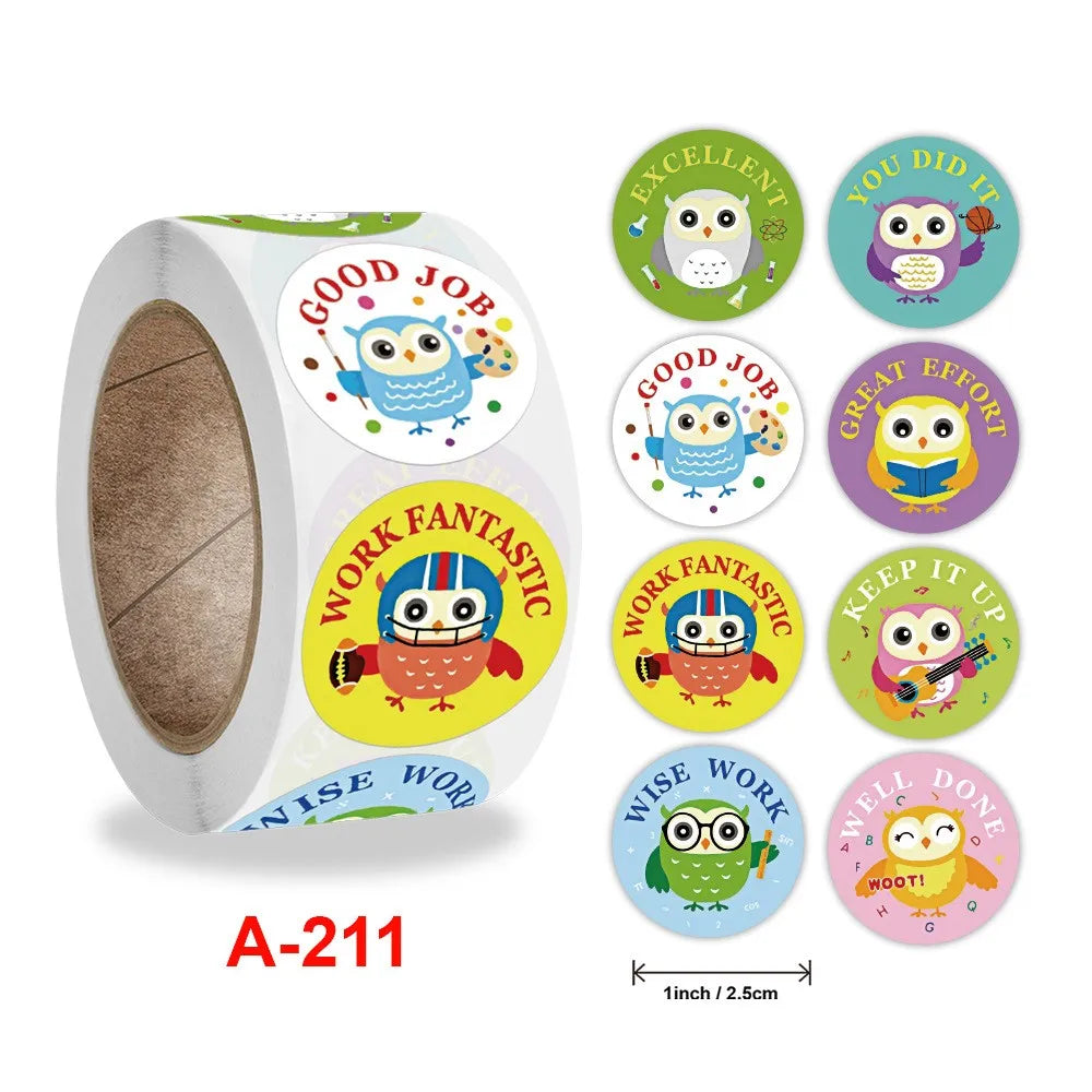 50-500pcs Cartoon Animal kids Sticker Cute Toy Game Sticker DIY Gift Sealing Label Student Decoration Stationery Notebook Supp (ONLINE ORDER ONLY)