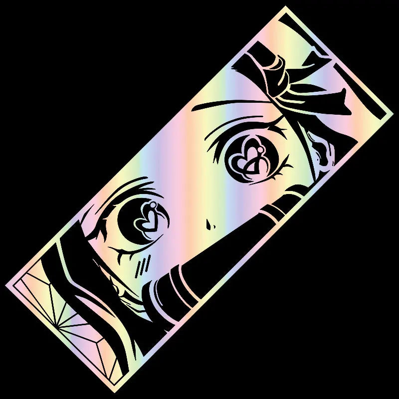Cartoon Car Sticker Window Decoration Anime Lovely Girl Stickers Laptop Computer Auto Parts Die Cutti Vinyl Decals (ONLINE ORDER ONLY)