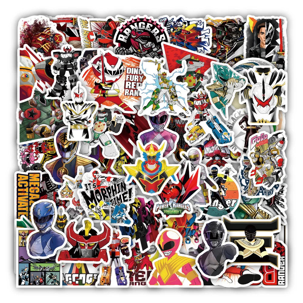 60pcs Power Rangers Sticker Pack (Online Order Only)