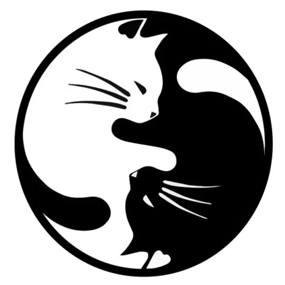 Car Stickers Decor Motorcycle Decals Cats Fashion Cartoon Decorative Accessories Creative Sunscreen Waterproof PVC (ONLINE ORDER ONLY)