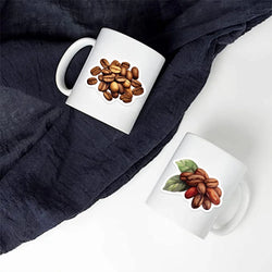 50 pcs Hot Coffee Bean Stickers Fashion Home Bedroom Decor Mural Decal Theme Door Wallpaper Sticker (ONLINE ORDER ONLY)