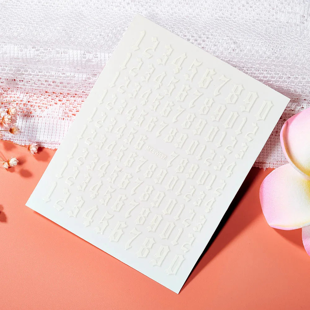1Pc Laser Silver Gold Lines Stripe Nail Sticker Metal Strip Luxury Nails Slider Self Adhesive Slider Papers Transfer Stickers *& (Online Order Only)
