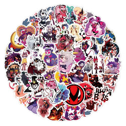 60/120Pcs Helluva Boss Cartoon Sticker Packs (ONLINE ORDER ONLY)